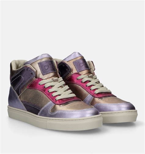 Gouden Hoge sneakers voor dames online kopen .